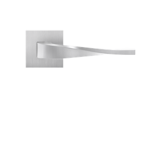 Karcher Design Nevada Lever on Square Plan Design Rose – Custom-Bored Trim (EPLQ88)