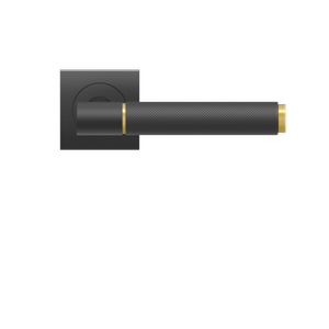 Karcher Design Studio Series 90B1 Lever on Square 3-Piece Rose – Custom-Bored Trim (ERQ90B1)