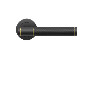 Karcher Design Studio Series D1 Lever on Round 3-Piece Rose – Custom-Bored Trim (ER90D1)
