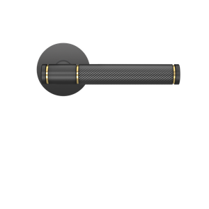 Karcher Design Studio Series D1 Lever on Round Plan Design Rose – Custom-Bored Trim (EPL90D1)