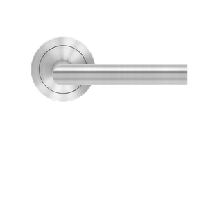 Karcher Design Rhodos XL Lever Set on Round 3-Piece Rose – US Pre-Bored (UER18)