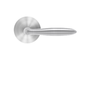 Karcher Design Corfu Lever Set on Round Plan Design Rose – US Pre-Bored (UEPL24)