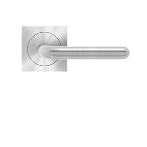Karcher Design Lignano Steel Lever Set on Square 3-Piece Rose – US Pre-Bored (UERQ35)