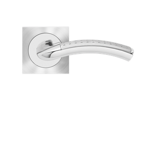 Karcher Design Phoenix Lever Set on Square 3-Piece Rose – US Pre-Bored (UERQ40)