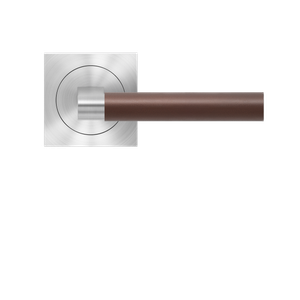 Karcher Design Madeira Lever Set on Square 3-Piece Rose – US Pre-Bored (UERQ45LH)