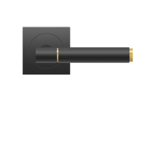 Karcher Design Studio Series 90A3 Lever Set on Square 3-Piece Rose – US Pre-Bored (UERQ90A3)