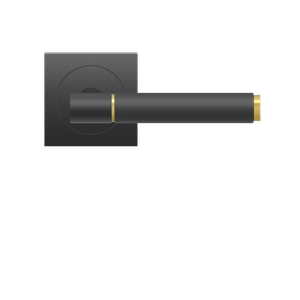 Karcher Design Studio Series 90B1 Lever Set on Square 3-Piece Rose – US Pre-Bored (UERQ90B1)