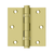 Deltana 3-1/2" x 3-1/2" Square Hinge, Ball Bearings
