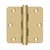 Deltana 3-1/2" x 3-1/2" x 1/4" Radius Hinges (DSB35R43)