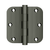 Deltana 3-1/2" x 3-1/2" x 5/8" Radius Hinge, Residential