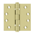 Deltana 4" x 4" Square Hinges, Ball Bearings (DSB4B3)
