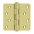 Deltana 4" x 4" x 1/4" Radius Hinges / Zig-Zag