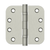 Deltana 4" x 4" x 5/8" Radius Hinges, Ball Bearing