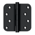 Deltana 4" x 4" x 5/8" Radius Hinge / Zig-Zag