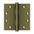 Deltana 4-1/2" x 4-1/2" Square Hinges (DSB453)
