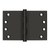 Deltana 4" x 6" Square Corner Hinge