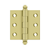 Deltana 2" x 2" Hinge, w/ Ball Tips
