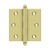 Deltana 2-1/2" x 2-1/2" Hinge, w/ Ball Tips