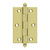 Deltana 3" x 2" Hinge, w/ Ball Tips