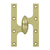 Deltana 6"x 3-7/8" Olive Knuckle Hinge, Ball Bearing, Solid Brass