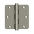Deltana 3-1/2" x 3-1/2" x 1/4" Radius Hinges (DSB35R410BM-R)