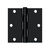 Deltana 3-1/2" x 3-1/2" Square Hinge, Ball Bearing