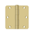 Deltana 3-1/2" x 3-1/2" x 1/4" Radius Hinge, Residential Thickness