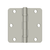Deltana 3-1/2" x 3-1/2" x 1/4" Radius Hinge, Ball Bearing
