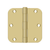 Deltana 3-1/2" x 3-1/2" x 5/8" Radius Hinge, Residential Thickness