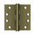 Deltana 4" x 4" Square Hinge, HD, Ball Bearings