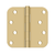 Deltana 4" x 4" x 5/8" Radius Hinge, Ball Bearings