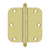 Deltana 3-1/2" x 3-1/2" x 5/8" Radius Hinge, w/ Ball Tips