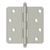 Deltana 4" x 4" x 1/4" Radius Hinge, w/ Ball Tips