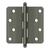 Deltana 4" x 4" x 1/4" Radius Hinge, w/ Ball Tips