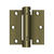 Deltana 3-1/2" x 3-1/2" Spring Hinge