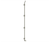 Deltana 42" Modern Offset Surface Bolt, HD, Solid Brass