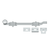 Deltana 12" Surface Bolt w/ Off-set, HD