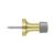 Deltana 1-3/8" Baseboard Door Bumper, Solid Brass – Baseboard Stops
