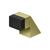 Deltana Floor Door Bumper 1-1/4", Contemporary, Solid Brass