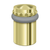 Deltana Round Universal Floor Bumper Pattern Cap 2-1/8", Solid Brass