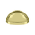 Deltana Oval Shell Handle Pull 3-1/2"