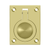 Deltana Flush Ring Pull, 2-1/2" x 1-7/8"