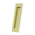 Deltana Flush Pull, Rectangular, HD, 7" x 1-7/8" x 3/8", Solid Brass