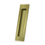 Deltana Flush Pull, Rectangular, HD, 7" x 1-7/8" x 3/8", Solid Brass