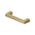 Deltana Modern Square Bar Pull, 3-1/2", HD, Solid Brass