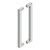 Deltana 18" Contemporary Pulls, Back-To-Back