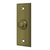 Deltana Bell Button, Rectangular Contemporary