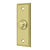 Deltana Bell Button, Rectangular with Rope Pattern