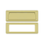 Deltana Mail Slot 8-7/8" with Interior Frame – Mail Slot & Sleeves