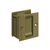 Deltana Pocket Lock, 2-1/2" x 2-3/4" Passage – Pocket Door Hardware